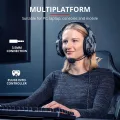 RAZOR - RGB Gaming Headphones 3.5mm With USB Earphone Surround Stereo Headphone for PC, PS4, Xbox One, Ergonomic Design Over Ear with Mic Professional Headset For Gaming - One Click Pick. 