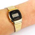 Casio - LA-670WGA-1DF - Stainless Steel Wrist Watch for Women - Digital - Youth Series. 
