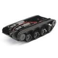 Rc Smart Tank Car Chassis Kit Rubber Track Crawler Arduino 130 Motor Diy Robot Toys For Children. 