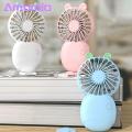 Amamia Mini USB Fan with Phone Holder Indoor Outdoor Portable USB Fan. 