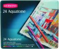 Derwent Aquatone Woodless Watercolor Pencils, 24 Count. 