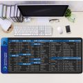 Shortcut Key Mouse Pad Large Office ps Lock Edge cad/wo/ai/excel/cdr/ppt Keyboard Table Mat Consignment. 