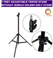 7 Feet Tripod Stand with 360 Rotatable Ball Head Fancy Mobile Holder  Ringlight  Mobile Dslr Camera Ring Light Studio Light Tiktok Youtube Live Facebook Live Photography Videography. 