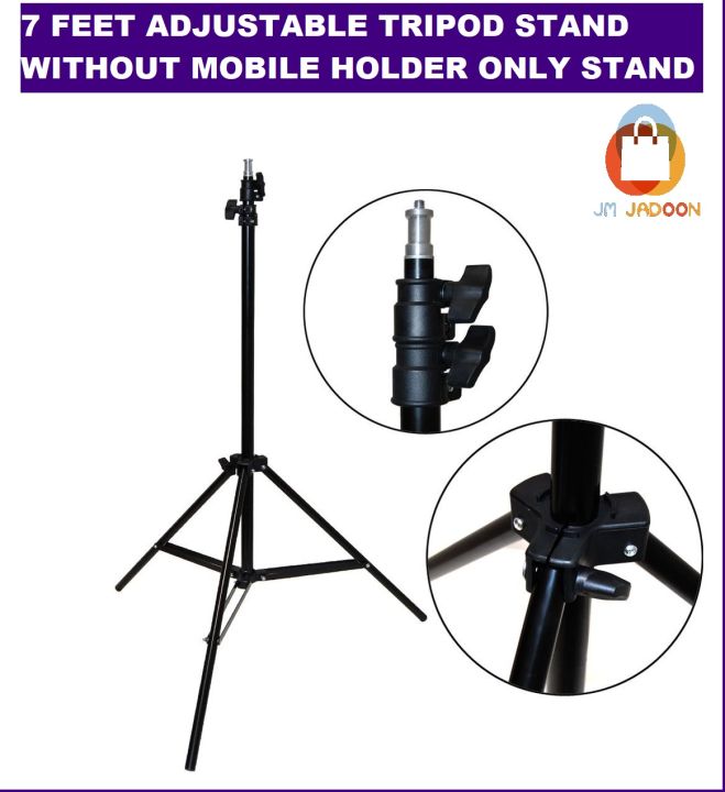7 Feet Tripod Stand with 360 Rotatable Ball Head Fancy Mobile Holder  Ringlight  Mobile Dslr Camera Ring Light Studio Light Tiktok Youtube Live Facebook Live Photography Videography