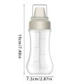 5 Holes - 350ml Squeeze Sauce Bottle Ketchup Storage Container With Lid, Squeeze Bottle Condiment Bottles Hot Sauce Dispenser Refillable Five Hole Container with Lid Squirt Bottle Sauce Dispenser Ketchup Bottle. 