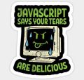 Programming Stickers - Javascript Sticker 3 inch x 3 Inch Sticker For Laptop Mobile. 