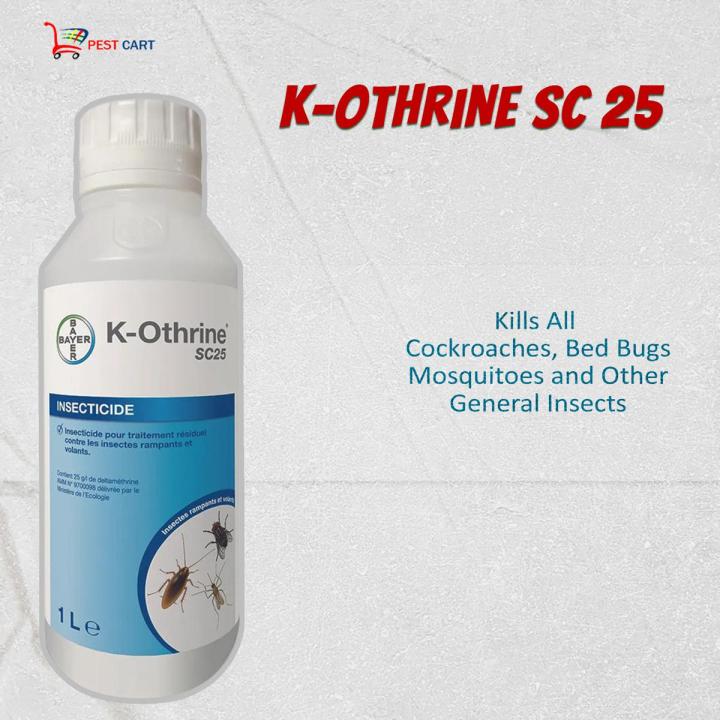 K–Othrine SC 25 (Deltamethrine 25% SC), Insecticides for Cockroach, Mosquitoes, crawling and other flying insects