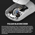 Pulsar Gaming Gears X2V2 Wireless Gaming Mouse, Ultra Lightweight 1.90 oz (54 g), Symmetrical, Optical Switch, 2.4 Ghz 1 ms, 26000 DPI, PAW3395 Sensor (Mini, Wireless, White). 