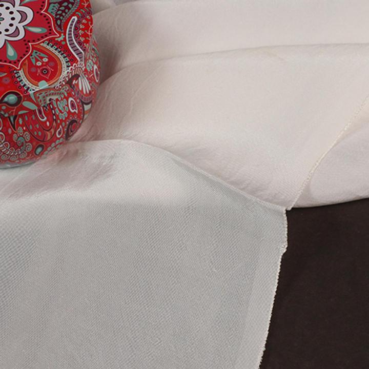 Crepe Silk White Fabric | 1 yard | CS-04