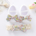 Radiant Super Soft Infant Shoes / Non-Slip Mesh Cloth Bow Retro Style/ Newborn Baby Shoes First Walkers 0-18M Anti-slip Toddler Shoes. 
