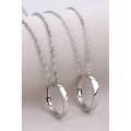 Silver Stainless Steel Ring Locket/Pendant/Necklace for Girls/Women. 