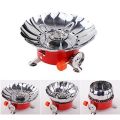 Edbird Portable Windproof Camping Stove MA-200 Portable Stove Outdoor Stainless Steel Windproof Backpacking Stove Camping Stove Picnic Outdoor Cooking Tools. 