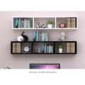 Floating wall shelf Wall mounted decoration rack Storage shelves Book shelf Wall hanging shelves Pack of 2 size customization avilable. 