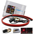 Universal Rear Car Spoiler Led Kit Light Trunk Lip - Flow Turn Signal Warning Lights - 12V. 