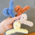 Plush Hair Clip for Women Girls | Korean Style Plush Hair Clips for Women Girls. 