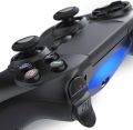 CSL GPS-102 Gaming Controller, Wireless Gamepad for PS4 with Touchpad, 3.5 mm AUX, Dual Vibration Works as a Wired controller with PC as well -- (Condition OpenBox). 
