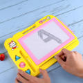 Magic Slate Drawing and Writing Board for Kids Children's Color Magnetic Magic Slate Drawing Board Cartoon Color Writing Board with 3 shapes Stamp Baby educational children's toys writing print drawing board magnetic board Best Gift For Kids. 