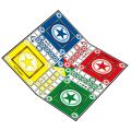 Ludo Board Game 2 in 1 Wooden Board 18 Inches Large Wood Board Ludo- Foldable-FBGAMEZ- Export Quality. 