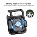 Auoyo Mini Keychain LED light 3 Mode Work Light Portable Pocket light Keychains USB Rechargeable Small Light Corkscrew Waterproof Camping Lantern Magnet Design Fishing Lamp. 