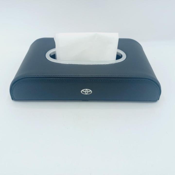 Toyota%20Logo%20Leather%20TISSUE%20BOX%20-Black-%20-%20Image%202
