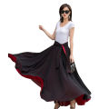 Long Chiffon Maxi Skirt Women, Double Color Skirt, reversible chiffon skirt. 