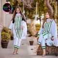 14th August Dress For Women - Gotta Work 2 Pcs Suit Kurti with Trouser For Independence Day Dress For Girls. 