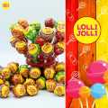LOLLI JOLLI Mix Fruit Lollipops (12 Piece) Different Flavors Best Quality Candy - Random Flavors. 