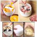 Mini Garlic Slicer Household Mincing Machine Minced Hand Pull Grinder Grill Vegetable Meat Kitchen Multi Chopper Shredder Gadget. 