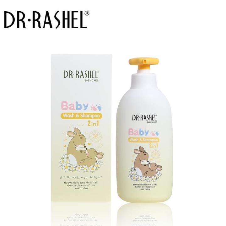 DR.Rashel New Baby Care 2 IN 1 Wash & Shampoo / Shampoo For Baby 500ML.DRL1776