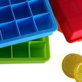 Silicone Ice Cube Tray. 