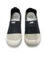 SHAZ FOOTWEAR Women's Slip-On Walking Shoes - Black & Beige Lightweight Breathable Comfort Loafers for Ladies. 