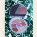 Korean Mini Eyeshadow And Highlighter Palette, Korean Makeup 2 In 1 Eyeshadow And Highlighter Palette. 