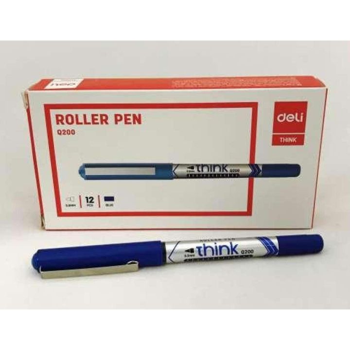 Think Roller ball Pen 0.5mm - Blue - 12 Pcs Box