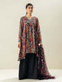 Beechtree- Morbagh By Beechtree Exotic Leaf-Printed-3P-Lawn Unstitched suit for Women/ Girls. 