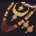 Artificial Bridal Jewelry Set with mala  - Jewellery Set for Girls / Women. 