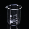 Glass Beaker- 50ml Premium Graduated Measuring Cup High- Precise Beaker Glassware Tool for Student Experiment,, Chemistry. 