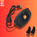 X13/N1 Universal Mobile Cooling Radiator Cooler Fan PUBG Gamepad Trigger Controller + Pubg 1 Pair Of Pubg Trigger Thumb Gloves For IOS & Android Phone. 