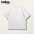 Ruku Garments Oversized Plain Drop Shoulder T-shirt Pack Of 5 Single Jersey  Cotton Stuff. 