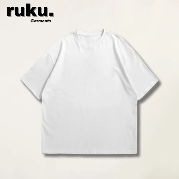 Ruku%20Garments%20Oversized%20Plain%20Drop%20Shoulder%20T-shirt%20Pack%20Of%205%20Single%20Jersey%20%20Cotton%20Stuff%20-%20Image%203
