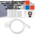 Smart Watch Charger Fast Charging Stand Dock Cable for Fosil Q Gen 1 Gen 2 Founder/Wander/Marshal Gen 3 Explorist/Venture. 