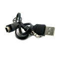 USB2.0 Charging Cord to Mini USB Male 3.5mm Jack Plug Audio Bluetooth Cable. 