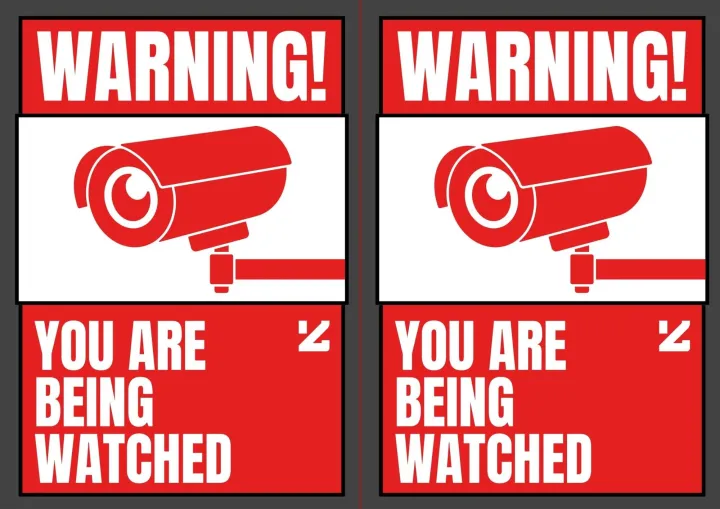 Warning%20You%20are%20Being%20Watched%20CCTV%20sign%20stickers,%20No%20Entry%20Sign%20Stickers%20A4%20Size%20Ready%20to%20use%20-%20Image%202