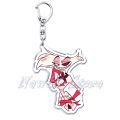 Popular Cartoon Alastor Chibis Key Chain Keychains Ring for Accessories Bag Pendant Keyring Jewelry Fans Love Gifts. 