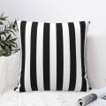 Plain Black and white Stripes Luxury Cushion Cover Decorative Home Decoration Cushion Covers Sofa Cushion Covers - Sitting Cushion Covers - QS Bedding. 
