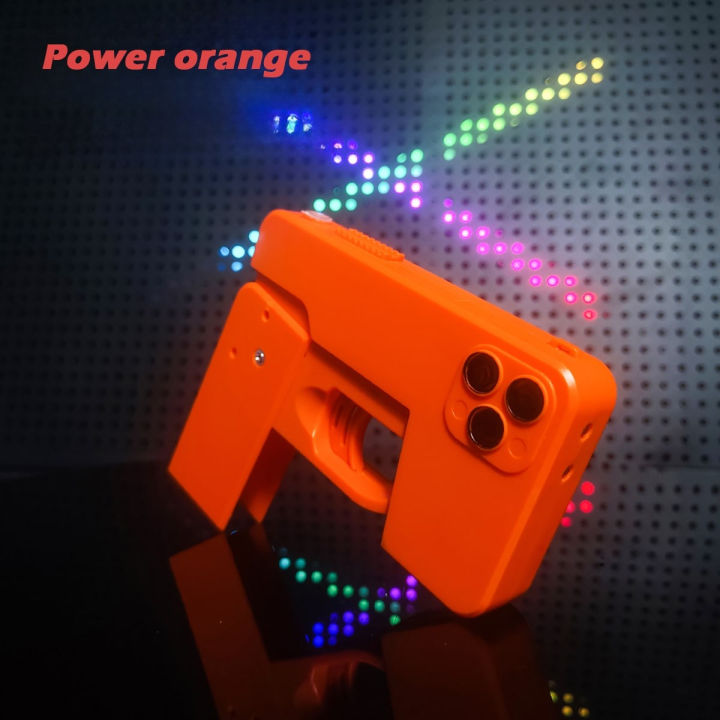 Ahmii Mart. Soft MACHINE Toy Gun Iphone Shell Ejecting Folding