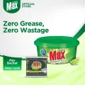 Max Bachat - Dishwash Paste (Green) 400g + MaxScrub Scouring Pad (3in1). 