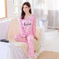 Pink love night dress for girls. 