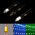 10Pcs Neon Light Bulbs 6*13mm Mini Neon Light Indicator With Resistor 220V Nicle. 