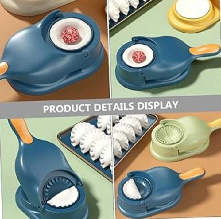 2 in 1 Dumpling Making Mold Machine , Manual Labour Saving Dough Skin Molder Machine KITCHEN GADGET