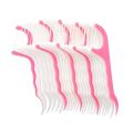 60 pcs of Dental Floss With Handle Flosser For Teeth Flossing Thread Toothpick Mouth Cleaning Tool - Pack of 2 Packs. 